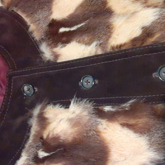 Vintage Fur & Suede Jacket - Picture 4 of 12